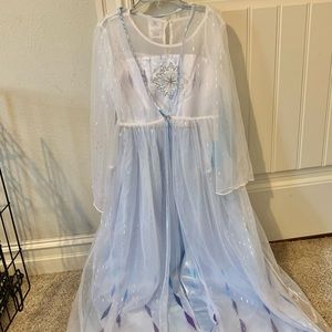 Disney store size 7/8 Elsa gown